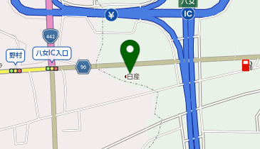 [EV]日産福岡販売八女店の地図画像