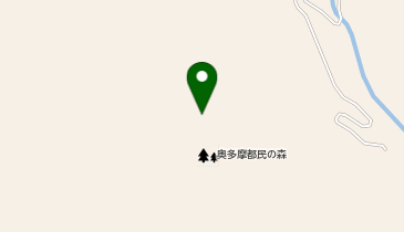 [EV]東京都奥多摩都民の森駐車場の地図画像