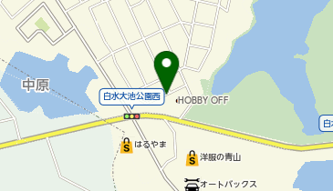 [EV]セルフ上白水SSの地図画像