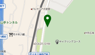 [EV]代々木公園駐車場の地図画像