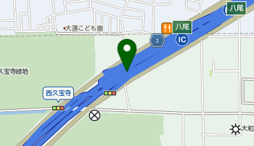 [EV]近畿自動車道 八尾PA上りの地図画像