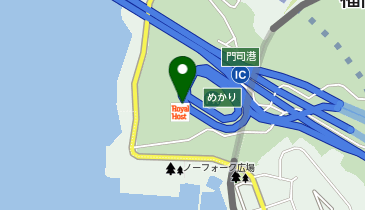 [EV]関門自動車道 めかりPA上りの地図画像