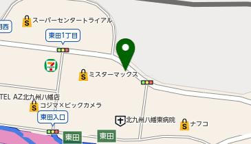 [EV]ミスターマックス八幡東店の地図画像