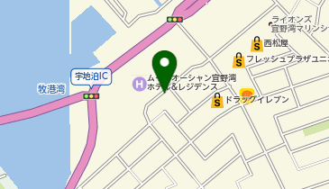 [EV]ムーンオーシャン宜野湾ホテルの地図画像