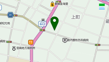 [EV]ホテルルートイン都城の地図画像