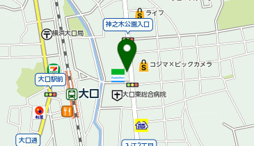 [EV]大口東総合病院の地図画像