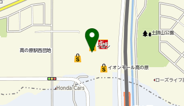 [EV]イオンモール高の原の地図画像