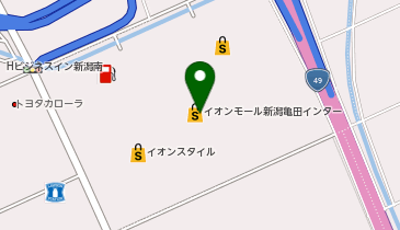 [EV]イオンモール新潟亀田インターの地図画像