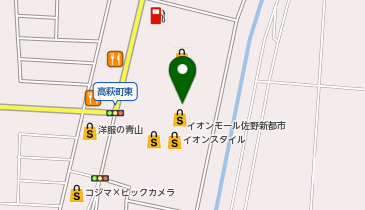 [EV]イオンモール佐野新都市の地図画像