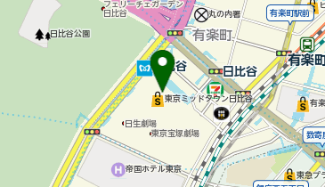 [EV]東京ミッドタウン日比谷の地図画像