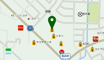 [EV]イオン栃木店の地図画像
