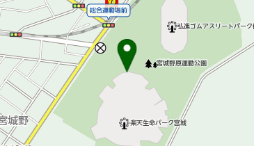 楽天Koboスタジアム宮城(3階コンコース)の地図画像