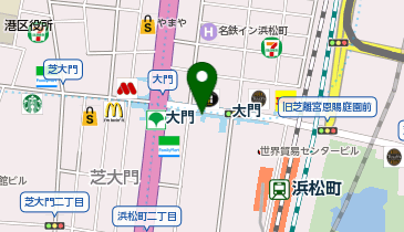 大門駅(地下1階 都営大江戸線改札内多目的トイレ)」(港区--〒105