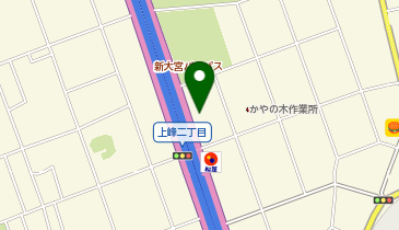 丸源ラーメンの地図画像
