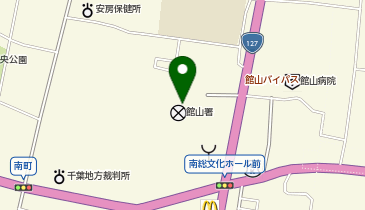 館山警察署(1F)の地図画像
