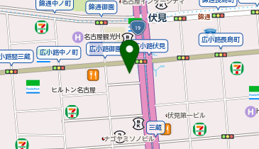 名古屋観光ホテルの地図画像