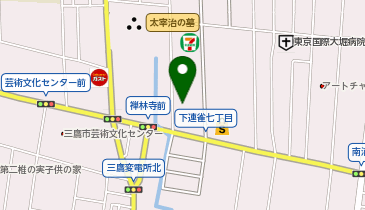 三鷹市市民協働センター(1F)の地図画像