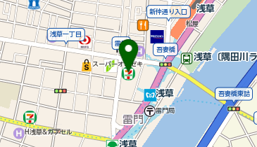 デニーズ 浅草雷門店(2F)の地図画像