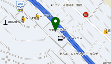 オートバックス 長久手の地図画像