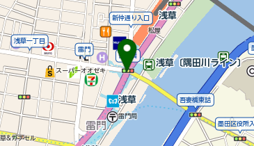 東京地下鉄(東京メトロ) 浅草駅(改札内)の地図画像