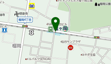 榴ケ岡駅(改札内)の地図画像