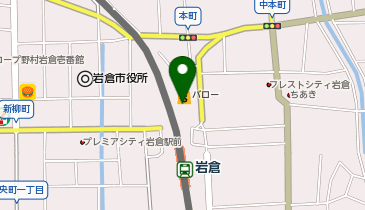 岩倉市 生涯学習センター(2F)の地図画像