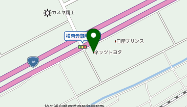 ネッツトヨタ千葉株式会社袖ケ浦店(1F)の地図画像