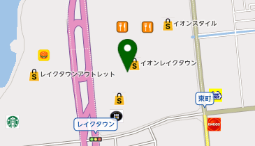 イオンレイクタウンmoriミルクルーム フードコート横 1f 越谷市 343 08 の地図 アクセス 地点情報 Navitime