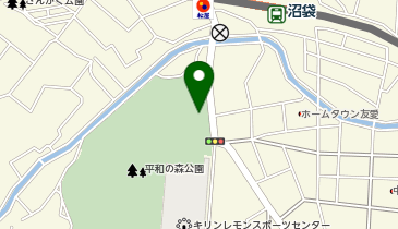 平和の森公園の地図画像