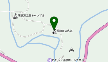 渡瀬緑の広場キャンプ場の地図画像