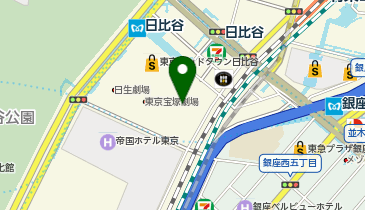 日比谷シャンテ(1F サービスカウンター)の地図画像