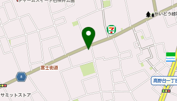 宅配ロッカーPUDO ヤマト運輸 練馬高野台センターの地図画像