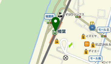 宅配ロッカーPUDO 京阪電鉄 樟葉駅の地図画像