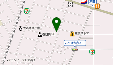 宅配ロッカーPUDO ふじやの地図画像