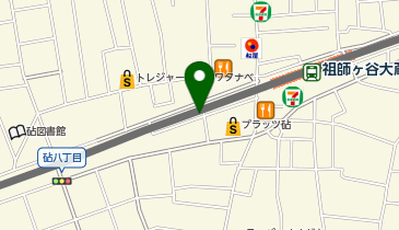 宅配ロッカーPUDO 小田急電鉄 祖師ヶ谷大蔵第2駐輪場の地図画像