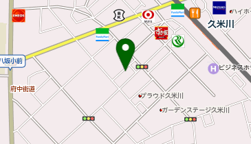 宅配ロッカーPUDO 久米川駅南口第1駐輪場の地図画像