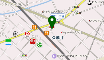 宅配ロッカーPUDO 久米川駅北口地下駐輪場の地図画像