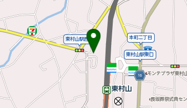 宅配ロッカーPUDO 東村山駅西口地下駐輪場の地図画像