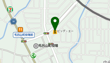 宅配ロッカーPUDO Big-A 毛呂山長瀬店の地図画像