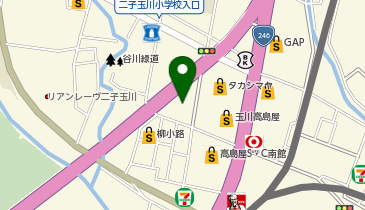 宅配ロッカーPUDO 玉川高島屋S・Cの地図画像
