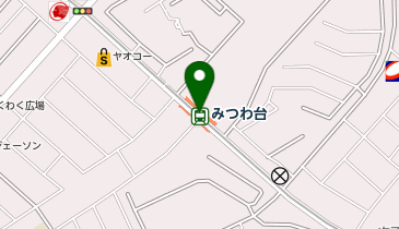 宅配ロッカーPUDO 千葉都市モノレール みつわ台駅の地図画像