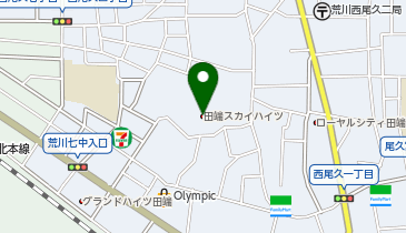 宅配ロッカーPUDO 田端スカイハイツの地図画像