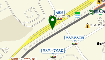 宅配ロッカーPUDO NPC24H 南大沢駅前パーキング(建物内)の地図画像
