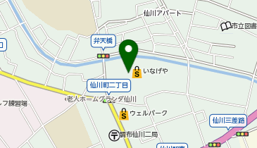 宅配ロッカーPUDO いなげや 調布仙川店の地図画像