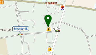 宅配ロッカーPUDO いなげや むさし村山店の地図画像