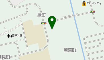 宅配ロッカーPUDO 芦屋浜高層若葉の地図画像