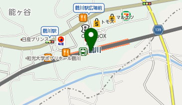 宅配ロッカーPUDO 小田急電鉄 鶴川駅の地図画像