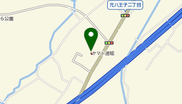 宅配ロッカーPUDO ヤマト運輸 八王子元八センターの地図画像