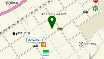 宅配ロッカーPUDO ヤマト運輸 八王子狭間センターの地図画像