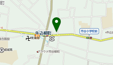 宅配ロッカーPUDO セブン-イレブン 市谷柳町店の地図画像